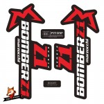 Mountain Bicycle Fork Decal Stickers for Marzocchi  bomber z1